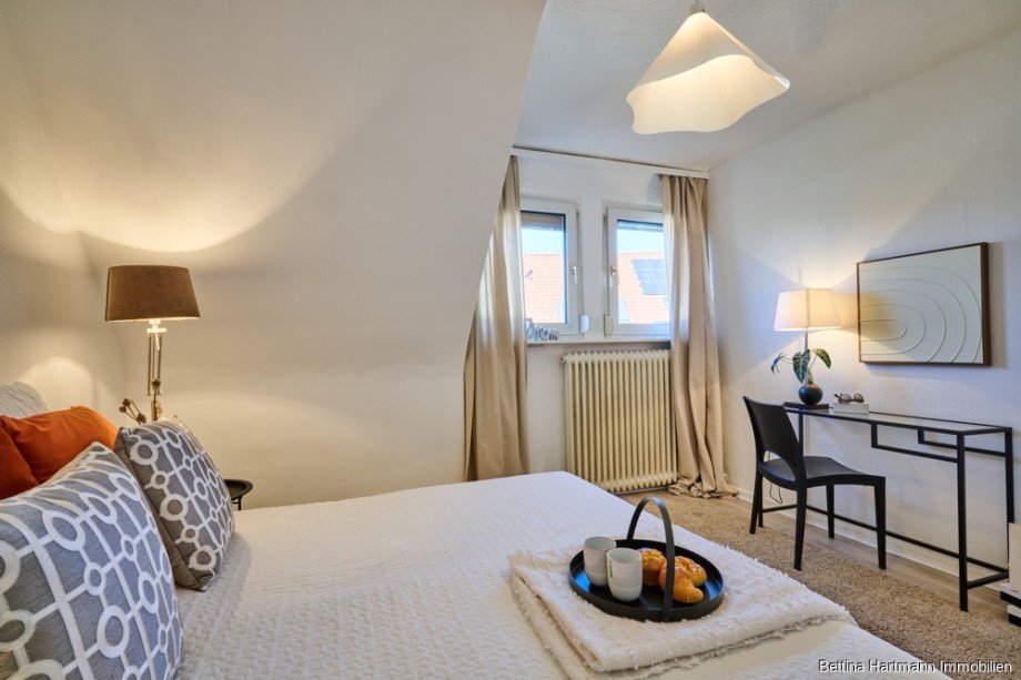 Schlafzimmer Dachgeschosswohnung Witten